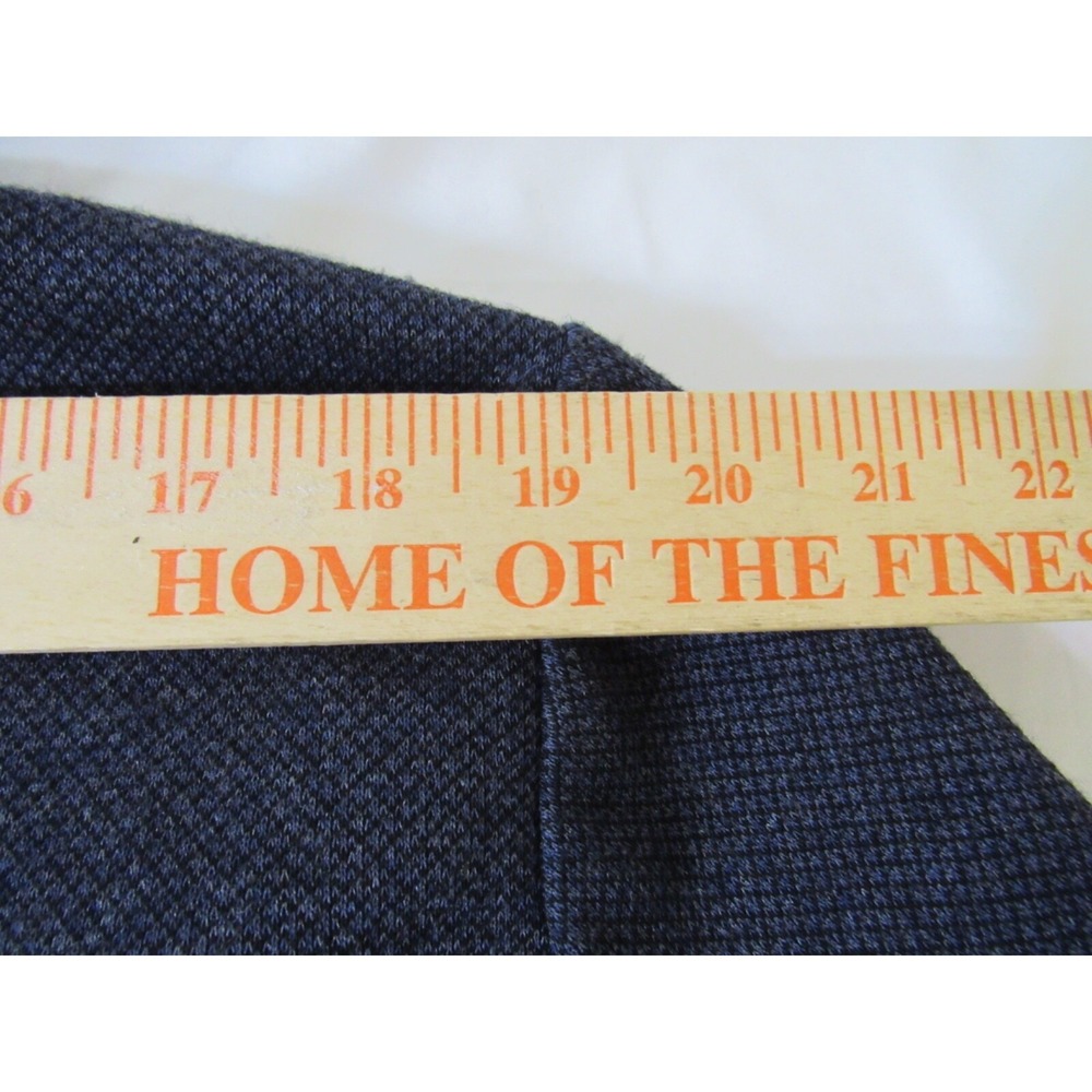7 Diamonds Mannix Blue Cotton Blend Birdseye Patch Pocket Soft Shoulder Blazer L - Picture 5 of 15